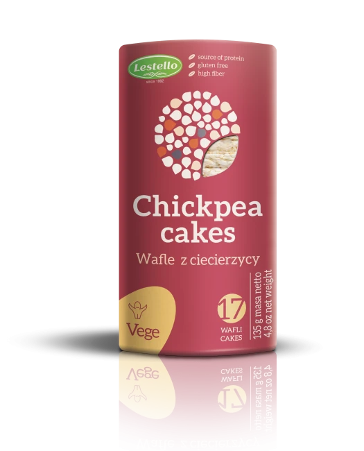 Opakowanie wafli z ciecierzycy 135g Lestello