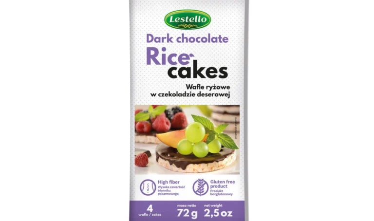 Wafle ryżowe w czekoladzie deserowej 72g